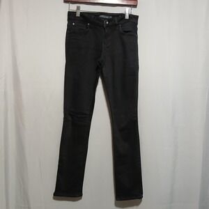 Level 99 Lily Skinny‎ Straight Jeans Size 28 Black Lyocell Blend Modern